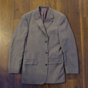 Men's Alfani wool houndstooth sportcoat / blazer 40L